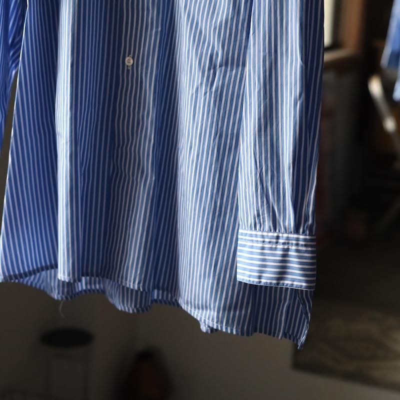 HEUGN】Morris Salvatore Blue Stripe Shirts - HUUKU HEUGN】Morris Salvatore Blue Stripe Shirts - HUUKU