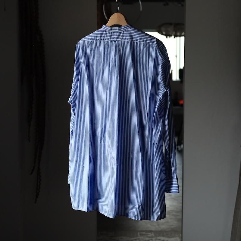 HEUGN】Morris Salvatore Blue Stripe Shirts - HUUKU HEUGN】Morris Salvatore Blue Stripe Shirts - HUUKU