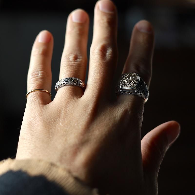 HUUKU 【Gerochristo】Mediterranean Oval Shape Ring HUUKU 【Gerochristo】Mediterranean Oval Shape Ring