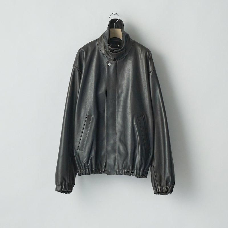 ssstein】LEATHER ZIP SHORT JACKET - HUUKU ssstein】LEATHER ZIP SHORT JACKET - HUUKU