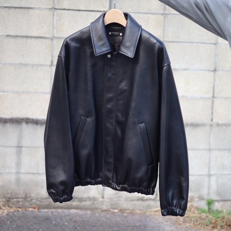 ssstein】LEATHER ZIP SHORT JACKET - HUUKU ssstein】LEATHER ZIP SHORT JACKET - HUUKU
