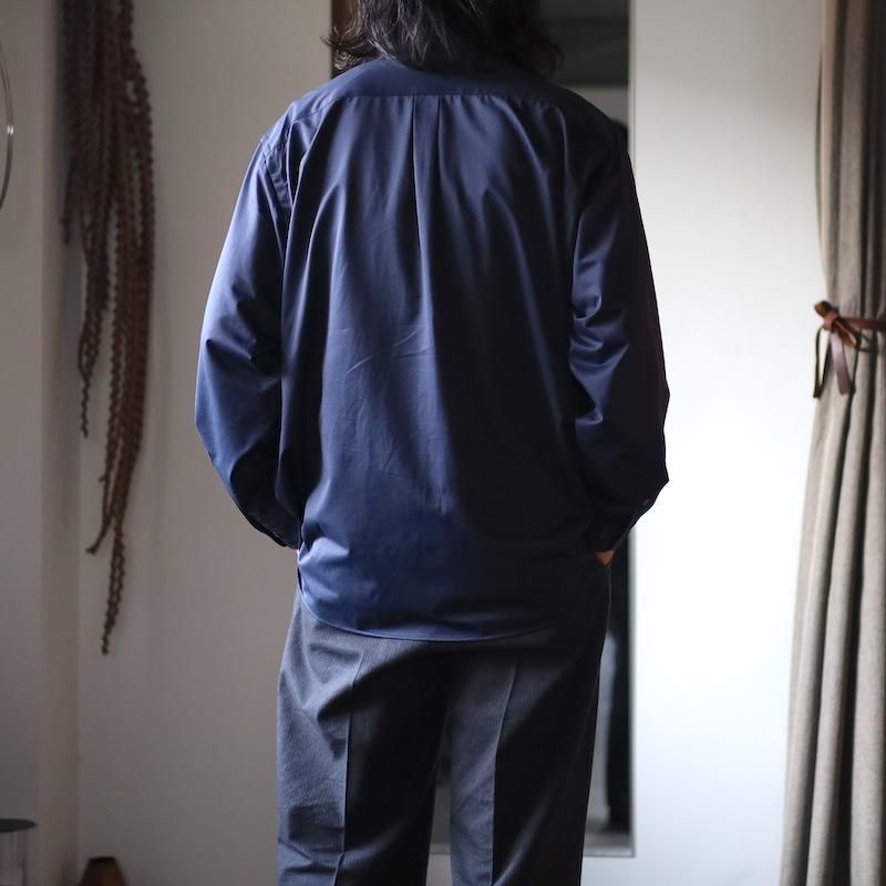 KANEMASA PHIL. Atmosphere L/S Shirt ネイビー KANEMASA PHIL. - 46G Atmosphere L/S Shirt / シャツ