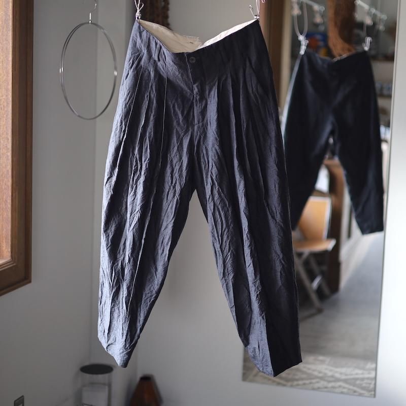calmlence カームレンス 23AW トリプルプリーテッドワイドパンツ calmlence カームレンス 23AW トリプルプリーテッドワイドパンツ