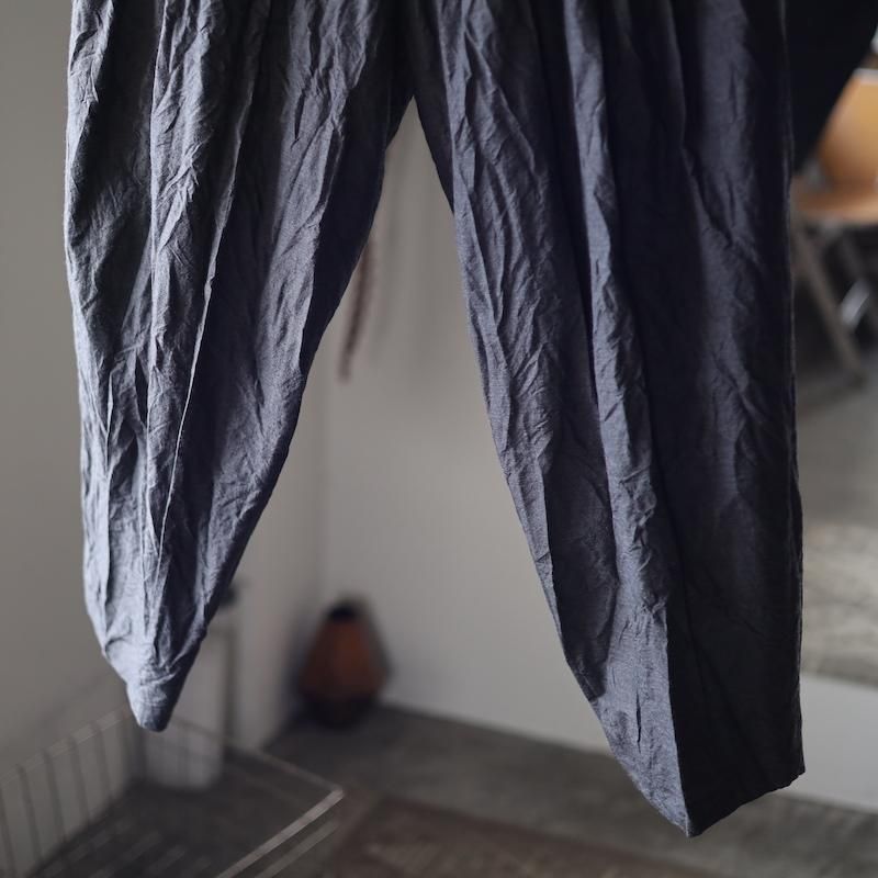 calmlence カームレンス 23AW トリプルプリーテッドワイドパンツ calmlence(カームレンス) Triple Pleated Wide Dobby Stripe