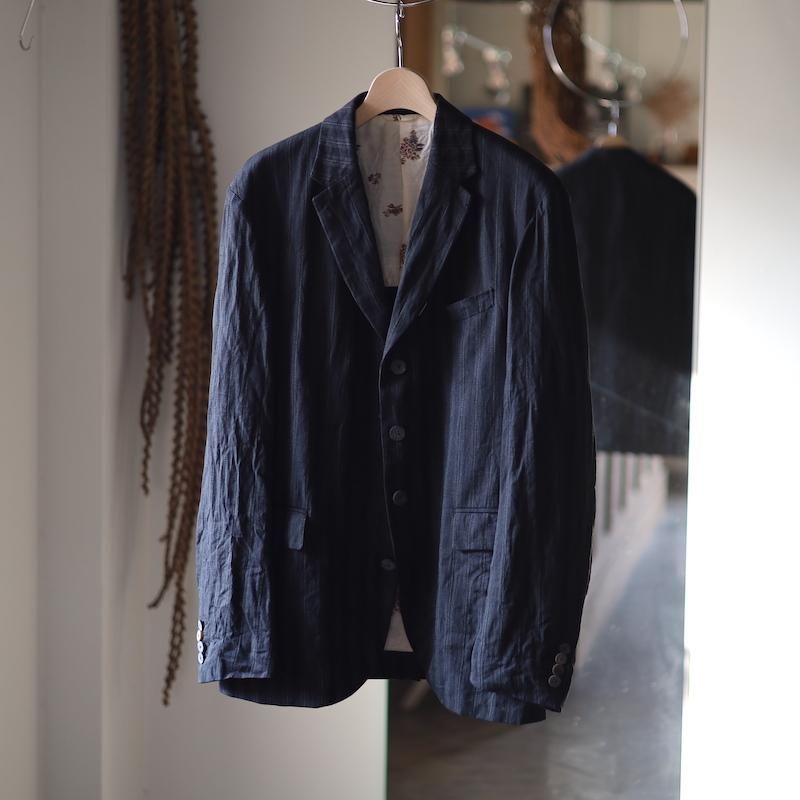 calmlence WorkersJacket　jacket004 JACKET004. Workers Jacket Cotton Silk Chino Cloth. Khaki