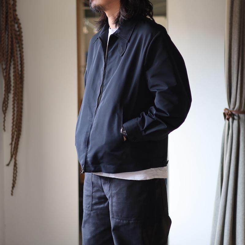【HEUGN ユーゲン】WINSTON Navy HEUGN】Winston Silk / Pe Blouson - HUUKU