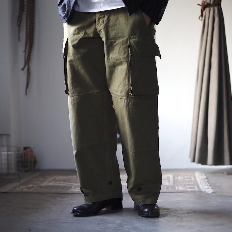 HUUKU 【OUTIL】Pantalon Blesle -OLIVE-