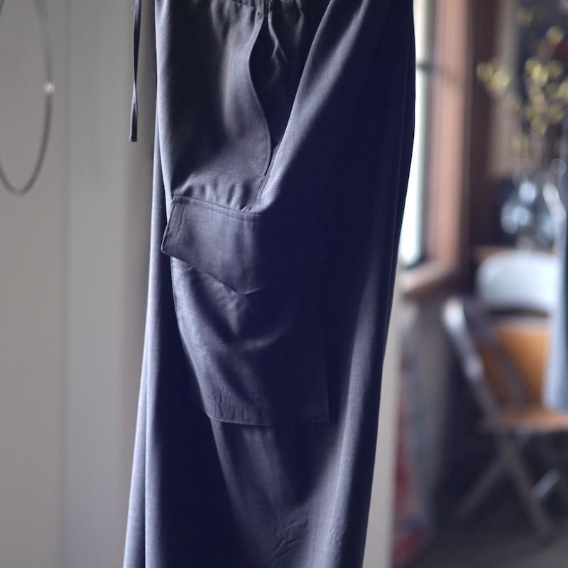 blurhms】Washed Wool Voile Side Seamless 4P Pants - HUUKU blurhms】Washed Wool Voile Side Seamless 4P Pants - HUUKU
