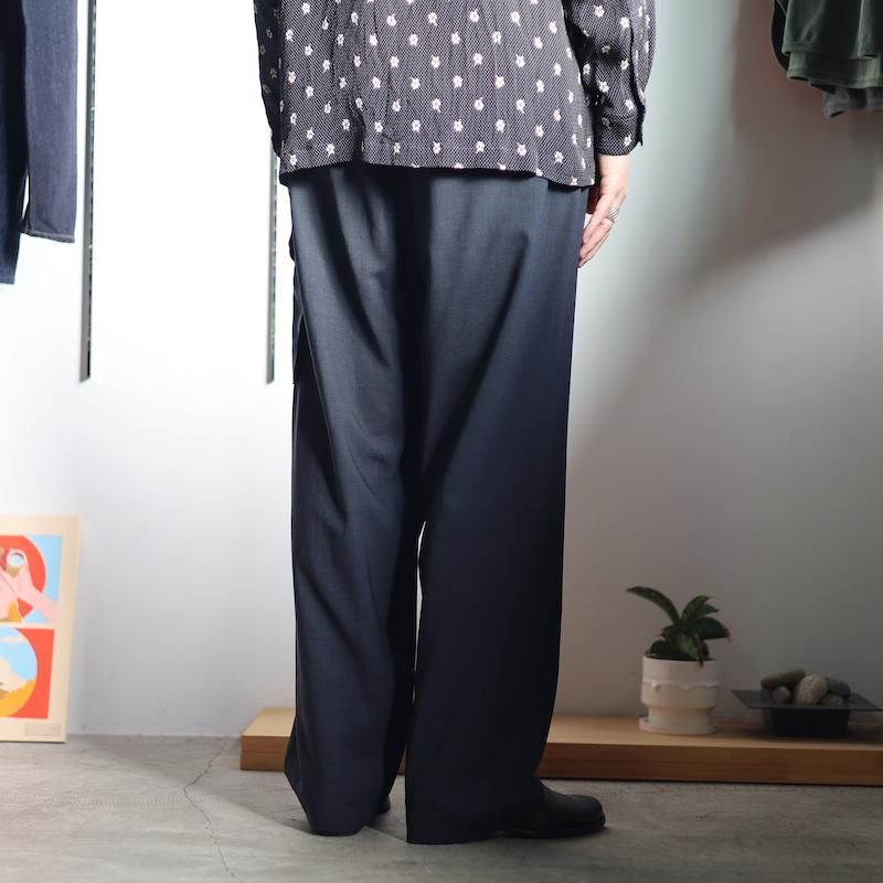 blurhms】Washed Wool Voile Side Seamless 4P Pants - HUUKU blurhms】Washed Wool Voile Side Seamless 4P Pants - HUUKU