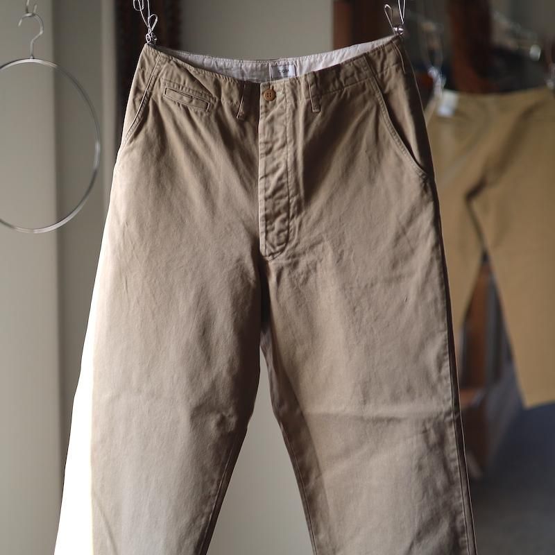 CIOTA】Weapon Chino Cloth Pants / 43khaki / Stone Wash - HUUKU CIOTA】Weapon Chino Cloth Pants / 43khaki / Stone Wash - HUUKU