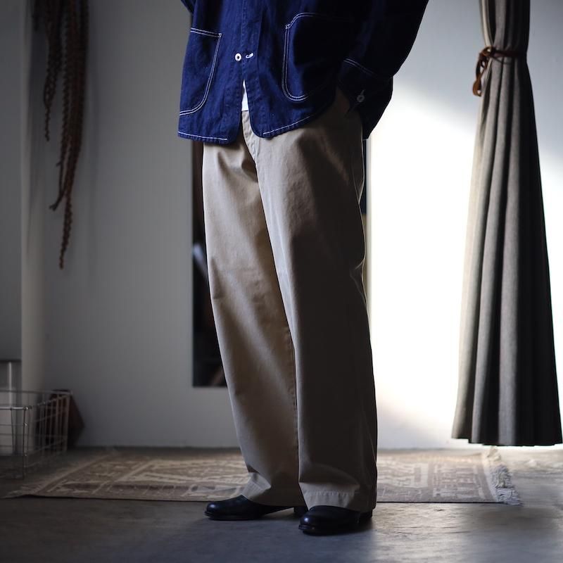 CIOTA】Weapon Chino Cloth Pants / 43khaki / Stone Wash - HUUKU CIOTA】Weapon Chino Cloth Pants / 43khaki / Stone Wash - HUUKU