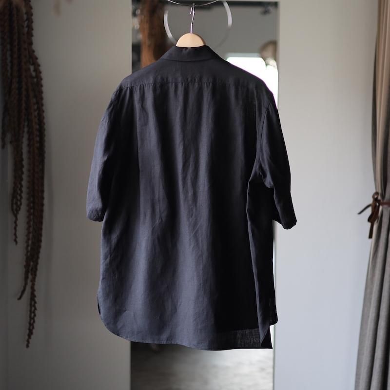 calmlence】CLASSIC OPEN COLLAR SS SHIRT calmlence】CLASSIC OPEN COLLAR SS SHIRT