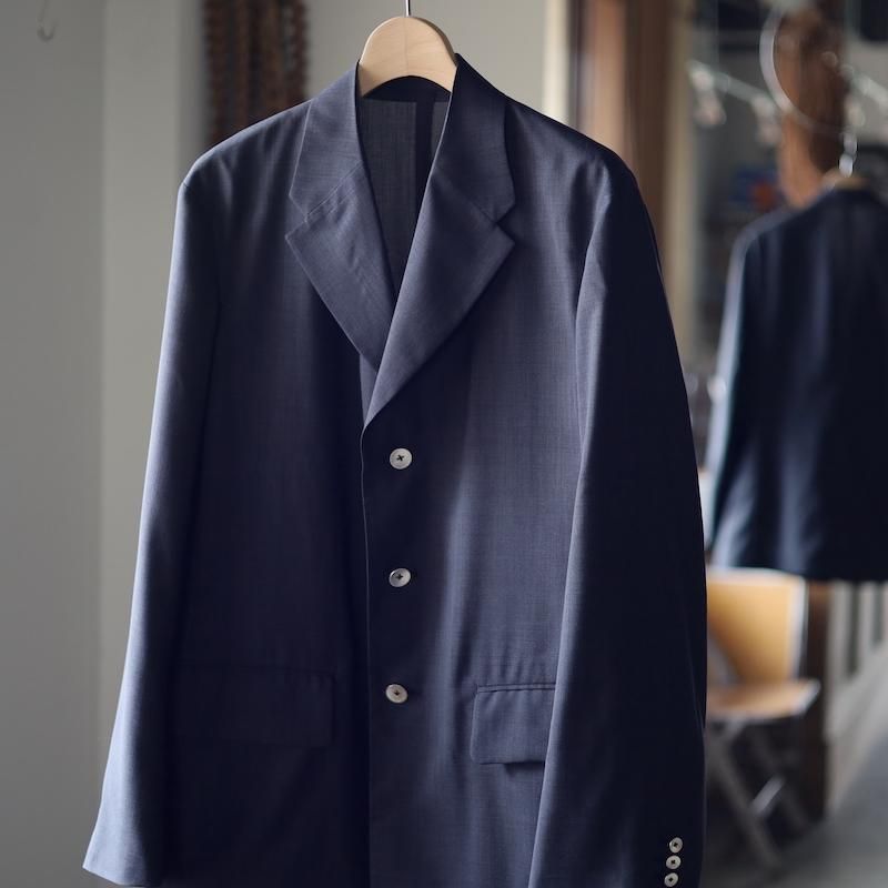 BISOWN】SHEER WOOL UNCON JACKET BISOWN】SHEER WOOL UNCON JACKET