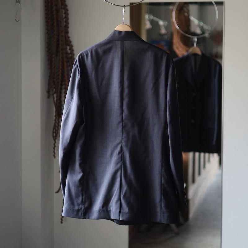 BISOWN】SHEER WOOL UNCON JACKET BISOWN】SHEER WOOL UNCON JACKET