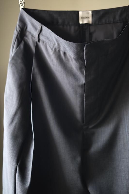 BISOWN】SHEER WOOL UNCON JACKET BISOWN】SHEER WOOL UNCON JACKET