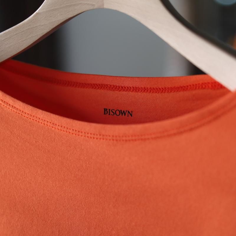 BISOWN BASQUE TEE ビソウン バスクティー 2025SS BISOWN ビソウン】 BASQUE TEE / CARROT - Avelia ONLINE STORE