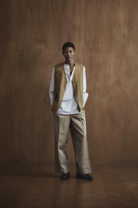 BISOWN】CHINO CLOTH × KARAMI REVERSIBLE VEST - HUUKU