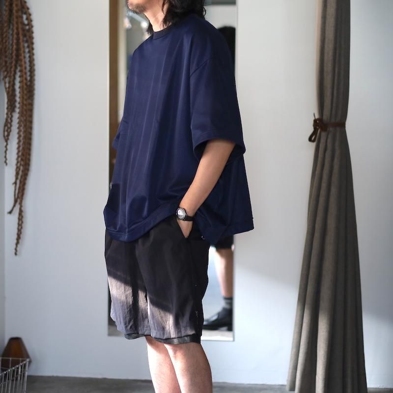 新品 AMERI BALLOON SHORT BLOUSON ネイビー AMBIDEX Store △〇16/2空紡糸ボーダー製品染めボートネックプル