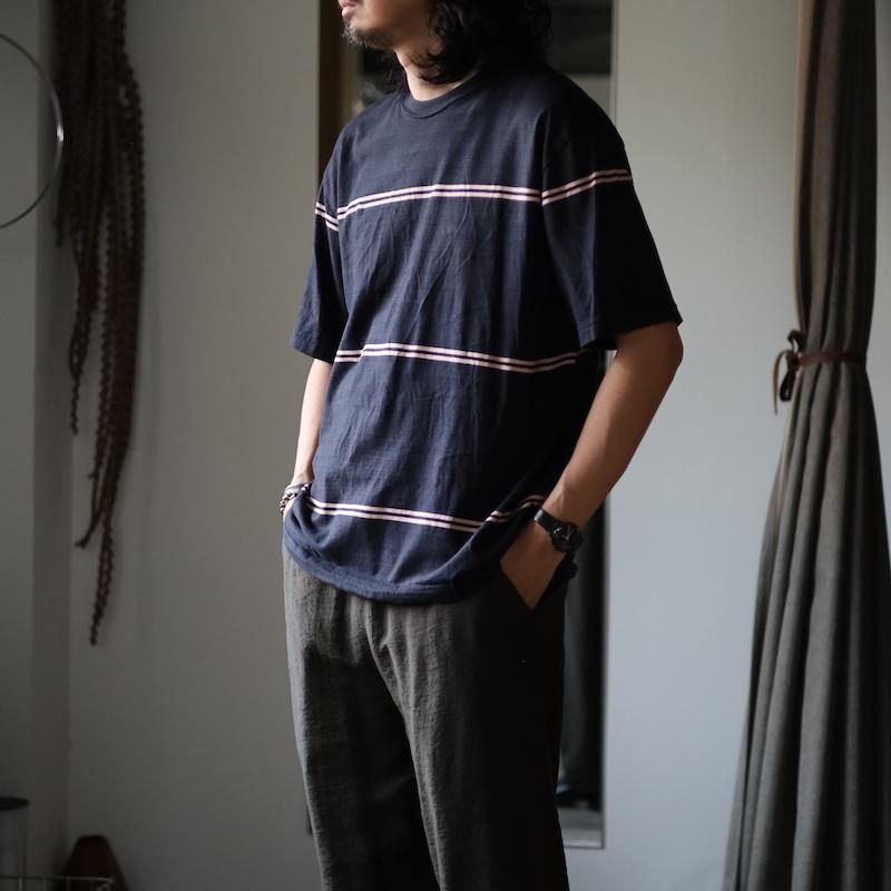 blurhms】C/NAPP Border Plain Tee - HUUKU