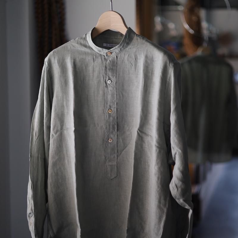 MAATEE&SONS ドS LINEN PULLOVERシャツ - DIMPLE