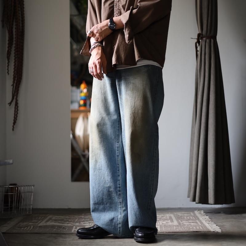 ssstein】LOOSE DENIM JEANS - HUUKU