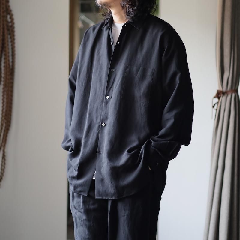 トップス RAYON/LINEN OVERSIZED DOWN PAT SHIRT ssstein RAYON/LINEN OVERSIZED DOWN PAT SHIRT – unexpected store