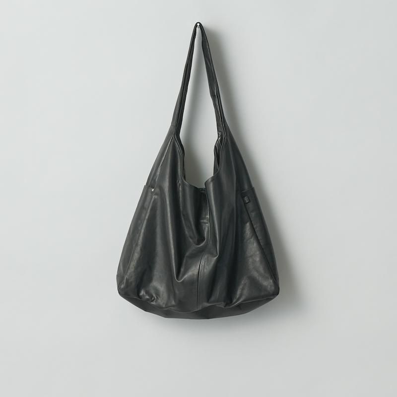 【ssstein】 LEATHER SHOULDER BAG【美品】 ssstein_design ST.1180 / SHIRRING HANDLE LEATHER SHOULDER BAG