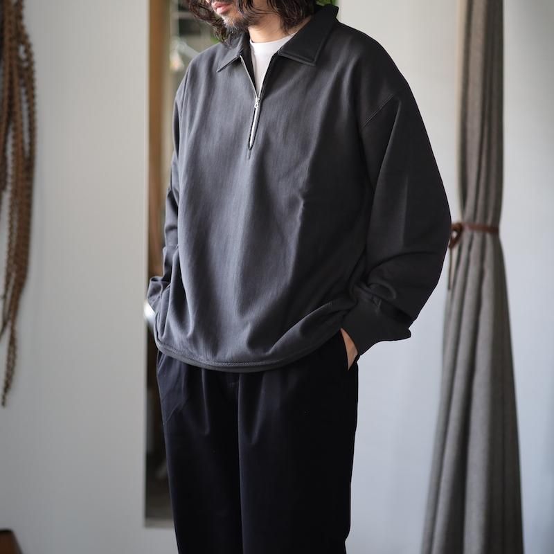 ULTERIOR】FADED SILKY TERRY RW HALF ZIP P/O - HUUKU