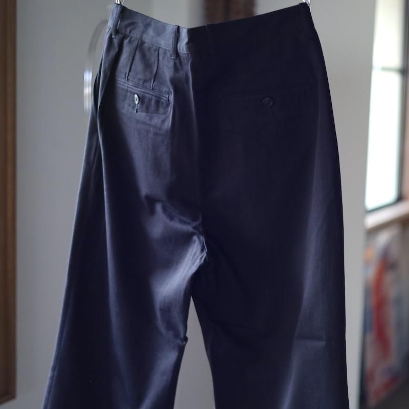 24時間以内発送 新品未使用 ULTERIORヴィンテージツイルタックパンツ 黒 24時間以内発送 新品未使用 ULTERIORヴィンテージツイルタック