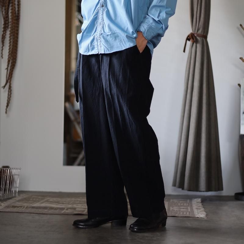 パンツ 24SS blurhms Belted Trousers blurhms (ブラームス) Brushed Twill Belted Trousers
