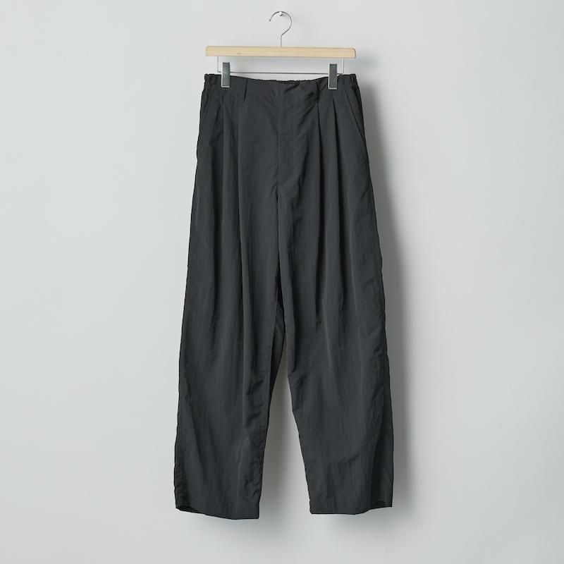 ssstein】WINDPROOF NYLON WIDE EASY TROUSERS - HUUKU