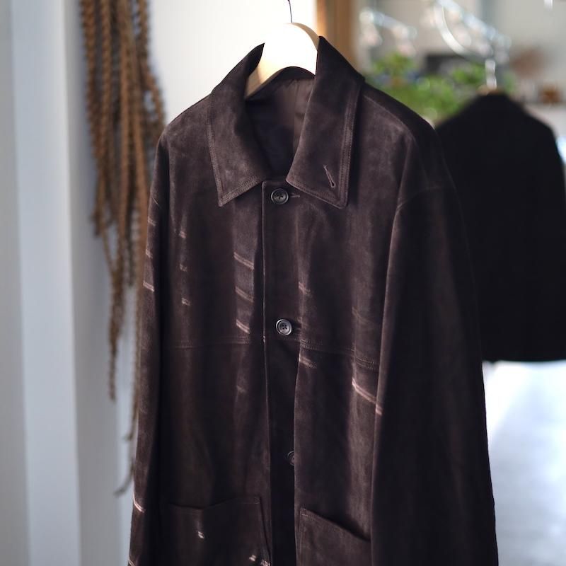 ssstein】COW SUEDE CAR JACKET - HUUKU