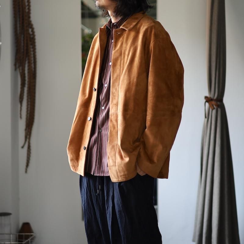美品 HERILL 25SS \"GOAT SUEDE JACKET\" サイズ3 HERILL 25SS 