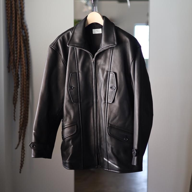 ジャケット・アウター HERILL Goat suede Jacket 2 HERILL / GOAT SUEDE JACKET (BLACK) - TROUPE ONLINE SHOP