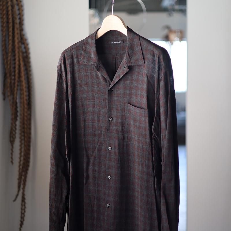 【新品】MAATEE&SONS Rayon Open Collar Shirt MAATEE&SONS OPEN COLLAR SHIRT RAYON - Bechics official