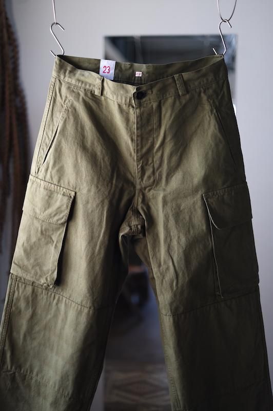 HUUKU 【OUTIL】Pantalon Blesle -OLIVE-