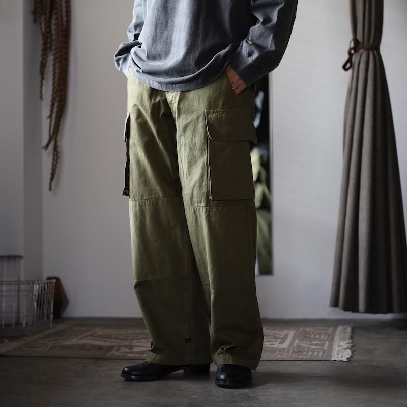 OUTIL 軍パン カーキ オリーブ OUTIL PANTALON BLESLE / OLIVE