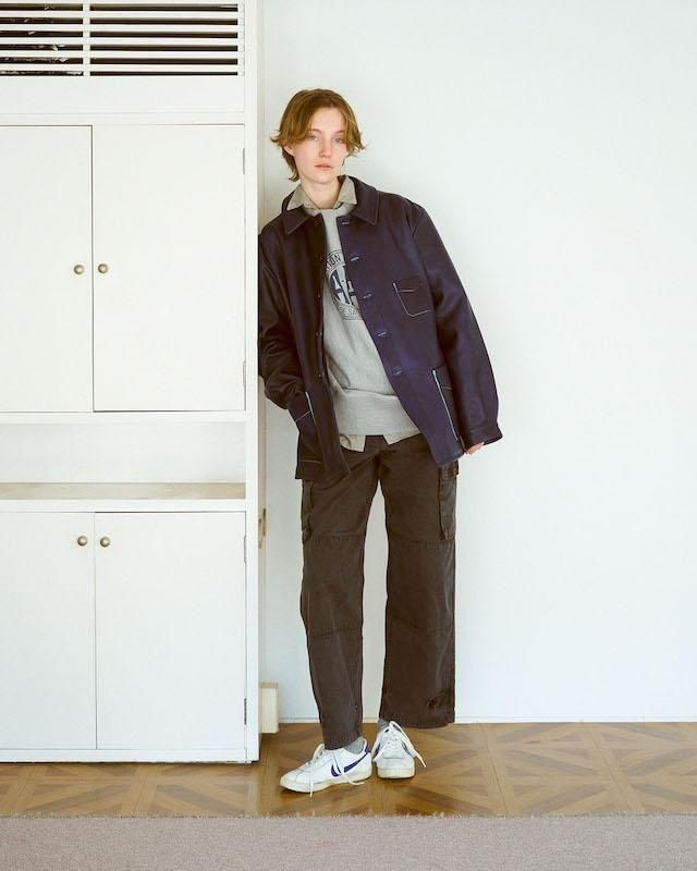 HUUKU 【OUTIL】Pantalon Blesle -BLACK-