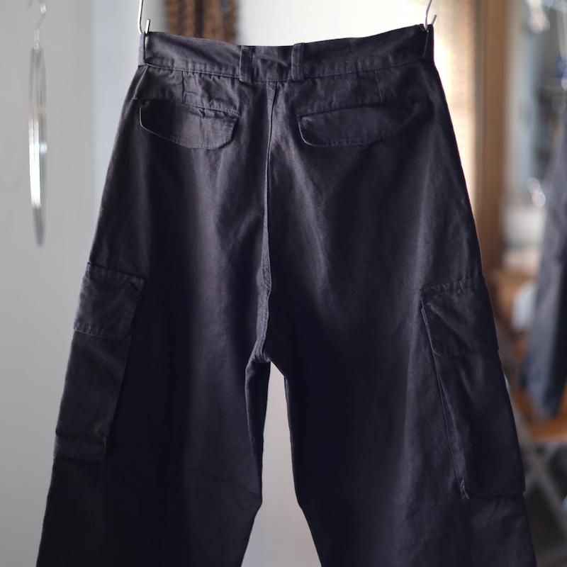 HUUKU 【OUTIL】Pantalon Blesle -BLACK-