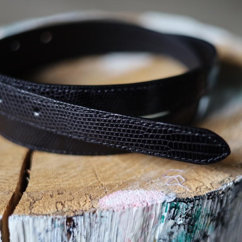 BISOWN ビソウン LIZARD OVAL BELT AILL BISOWN(ビソウン)/LIZARD OVAL BELT – peau de l'Ours