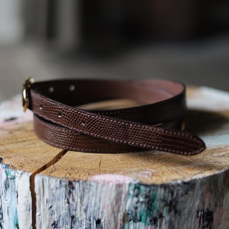 BISOWN ビソウン LIZARD OVAL BELT ベルト BISOWN ビソウン LIZARD OVAL BELT AILL BISOWN / LIZARD SQUARE BELT