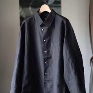 <img class='new_mark_img1' src='https://img.shop-pro.jp/img/new/icons8.gif' style='border:none;display:inline;margin:0px;padding:0px;width:auto;' />GorschWool Linen Wide Silhouette Collar Shirts