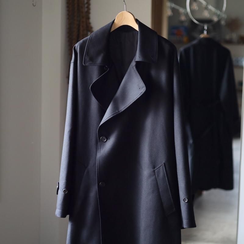 ssstein】WOOL FLANNEL OVERSIZED DOUBLE BREASTED COAT - HUUKU