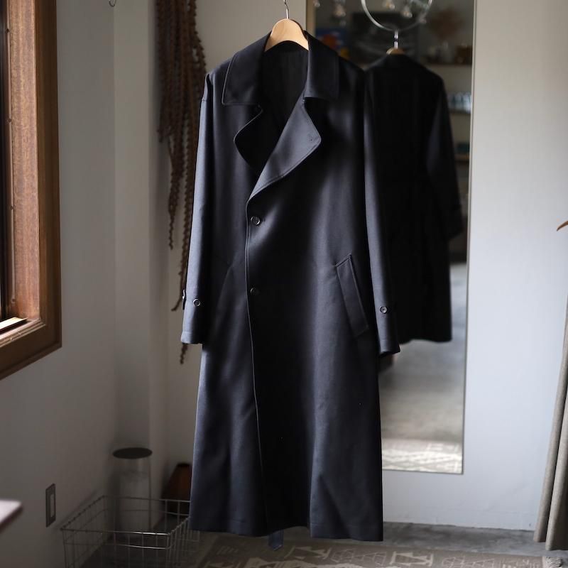 ssstein】WOOL FLANNEL OVERSIZED DOUBLE BREASTED COAT - HUUKU ssstein】WOOL FLANNEL OVERSIZED DOUBLE BREASTED COAT - HUUKU