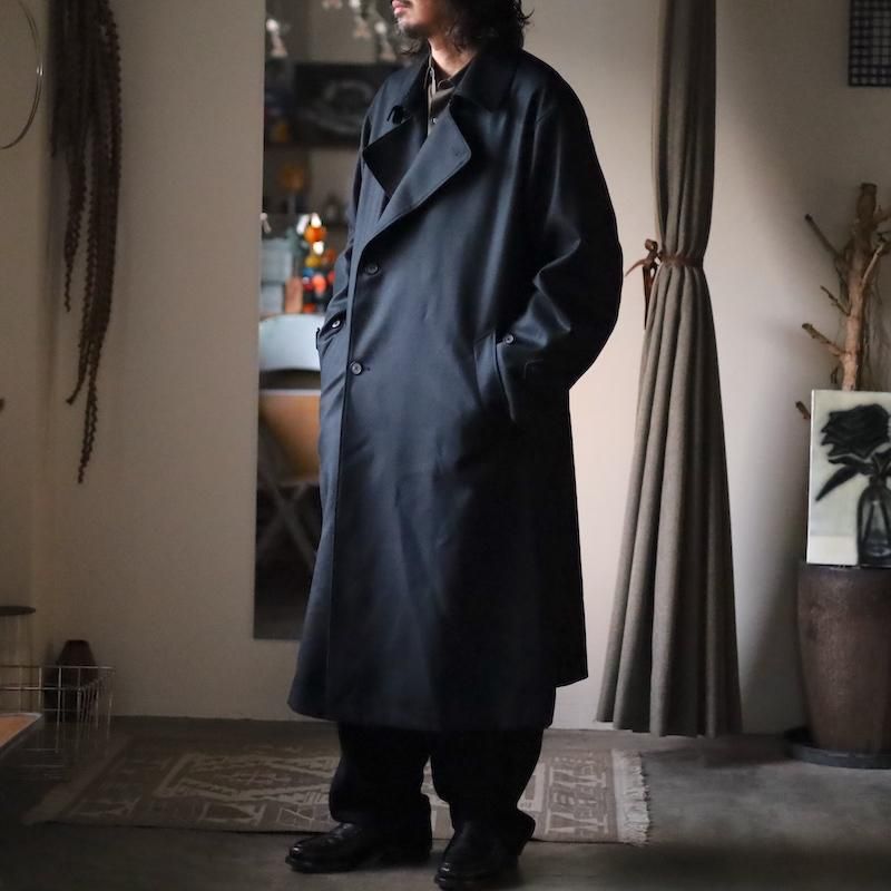 ssstein】WOOL FLANNEL OVERSIZED DOUBLE BREASTED COAT - HUUKU