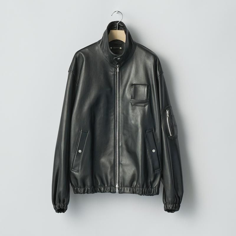 ジャケット・アウター ssstein LEATHER FLIGHT JACKET ssstein LEATHER FLIGHT JACKET・BLACK - tity