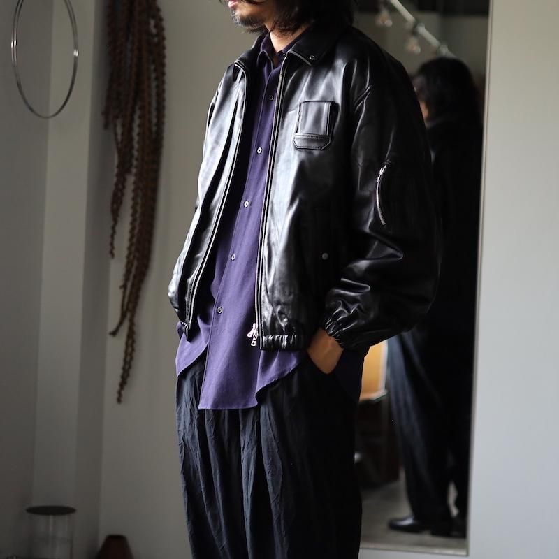 ジャケット・アウター sssstein SHEEP LEATHER FLIGHT JACKET SHEEP LEATHER FLIGHT JACKET – ssstein