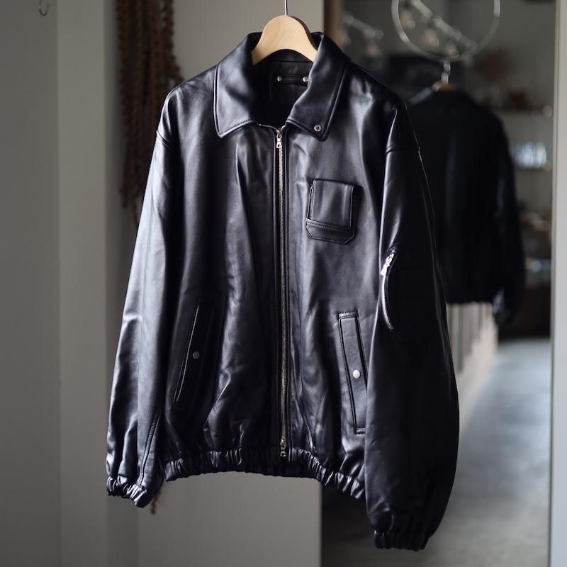 ssstein】SHEEP LEATHER FLIGHT JACKET - HUUKU