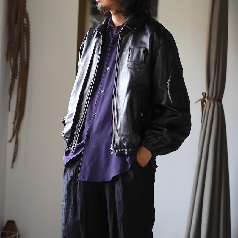 ノ*ア様 sssten SHEEP LEATHER FLIGHT JACKET ssstein】SHEEP LEATHER FLIGHT JACKET - HUUKU