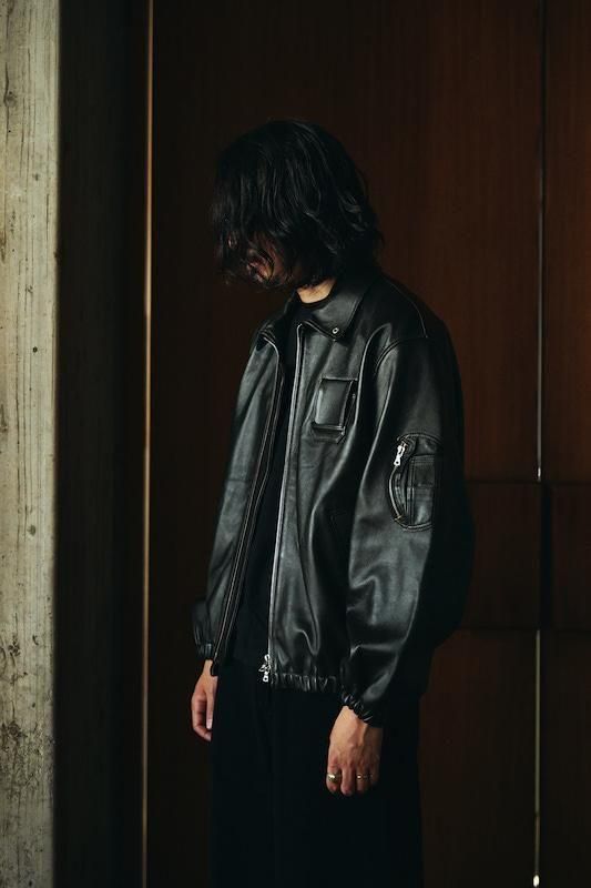 ssstein】SHEEP LEATHER FLIGHT JACKET - HUUKU